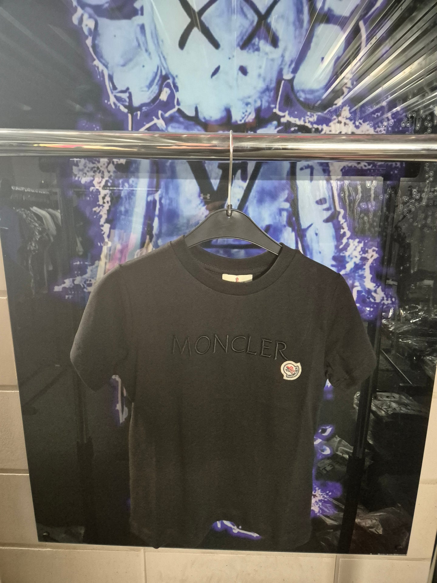 KIDS T-SHIRT Moncler+Logo Zwart