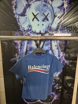 KIDS T-SHIRT BALENCIAGA BLAUW