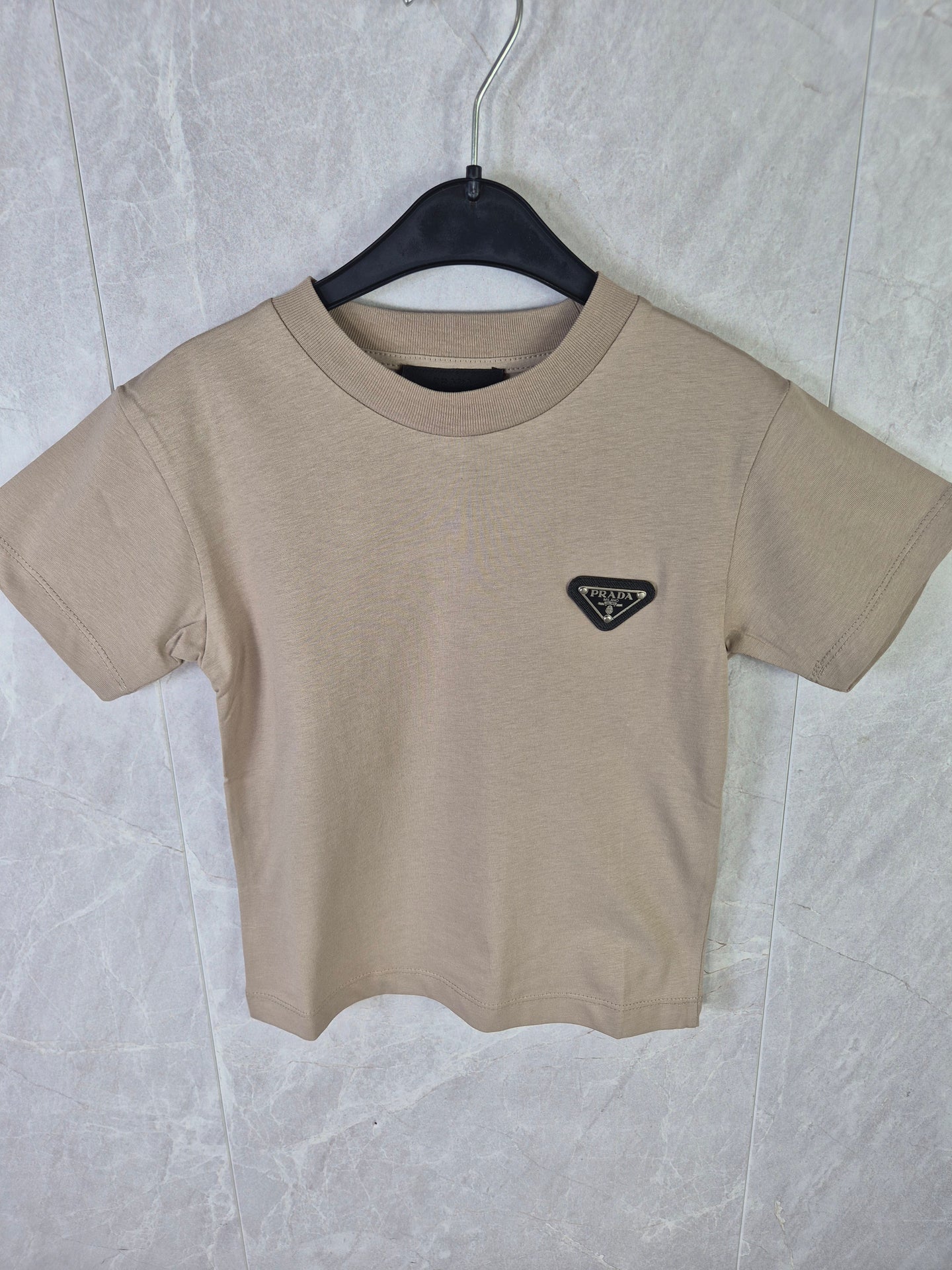 KIDS T-SHIRT PRADA BASIC BEIGE