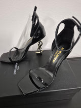 DAMES SCHOENEN YSL SaintLaurent Opyum Heels Gold Heel