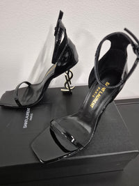 DAMES SCHOENEN YSL SaintLaurent Opyum Heels Gold Heel