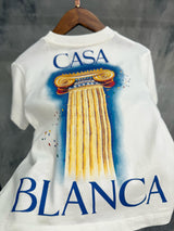 KIDS T-SHIRT CASA BLANCA Wit Pilaar