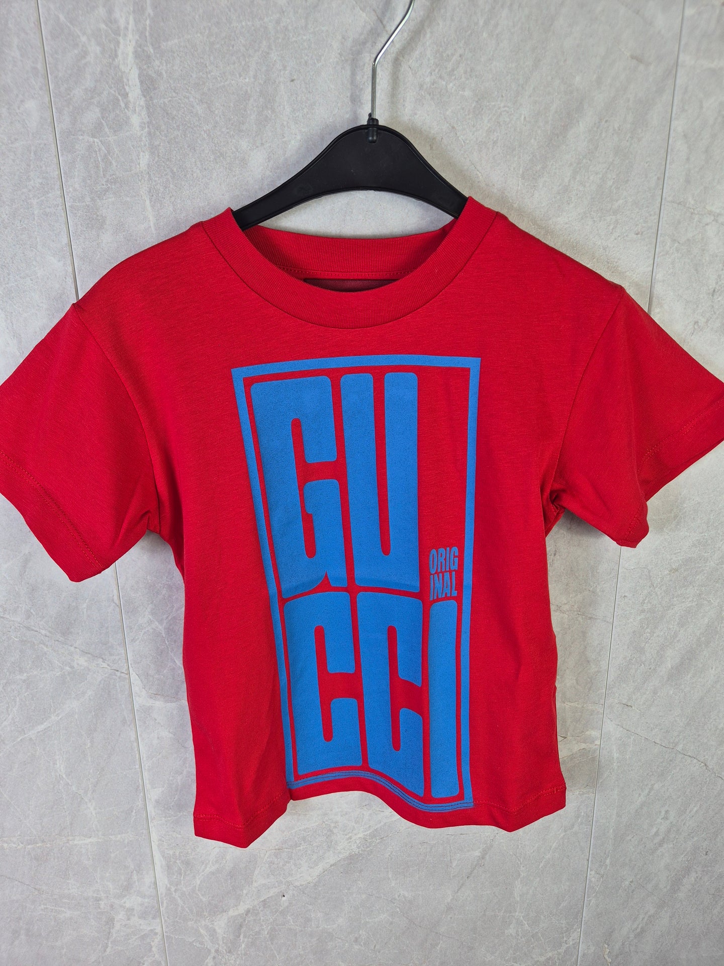 KIDS T-SHIRT GUCCI ROOD