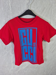 KIDS T-SHIRT GUCCI ROOD