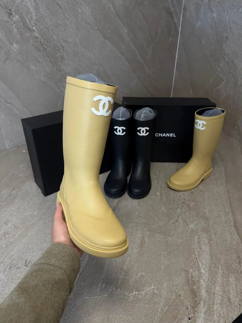DAMES SCHOENEN CHANEL BOOTS SAND