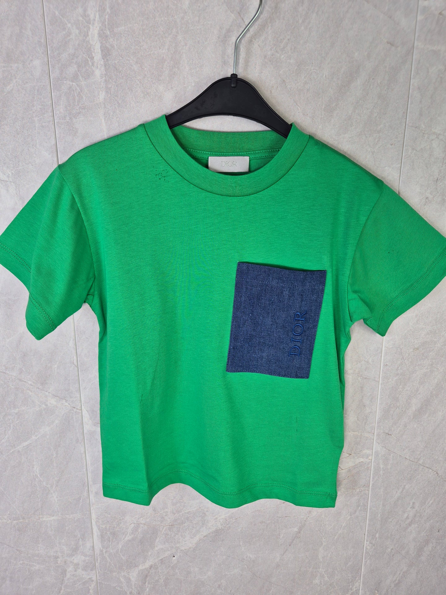 KIDS T-SHIRT DIOR ZAKJE GROEN