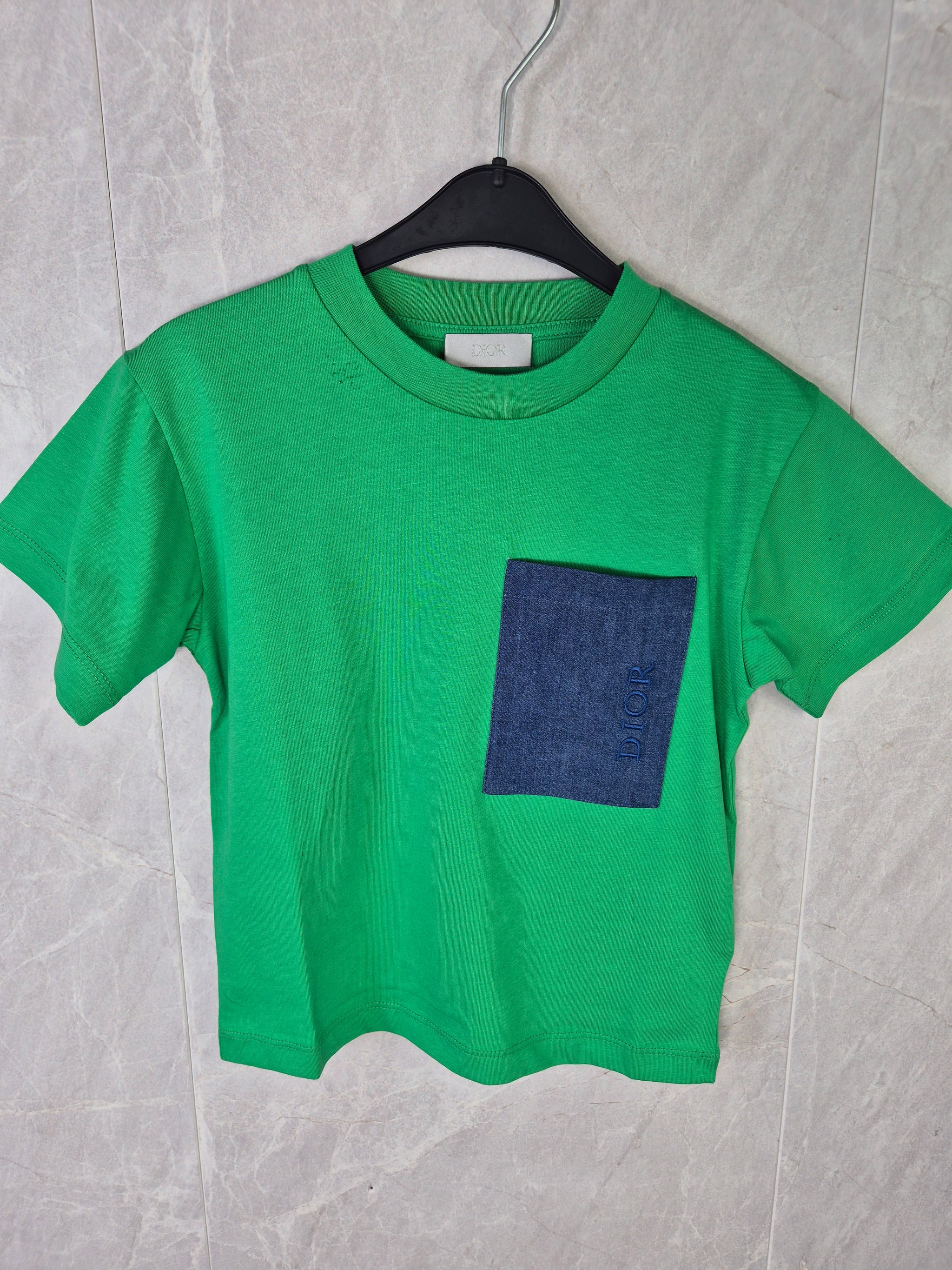 KIDS T-SHIRT DIOR ZAKJE GROEN