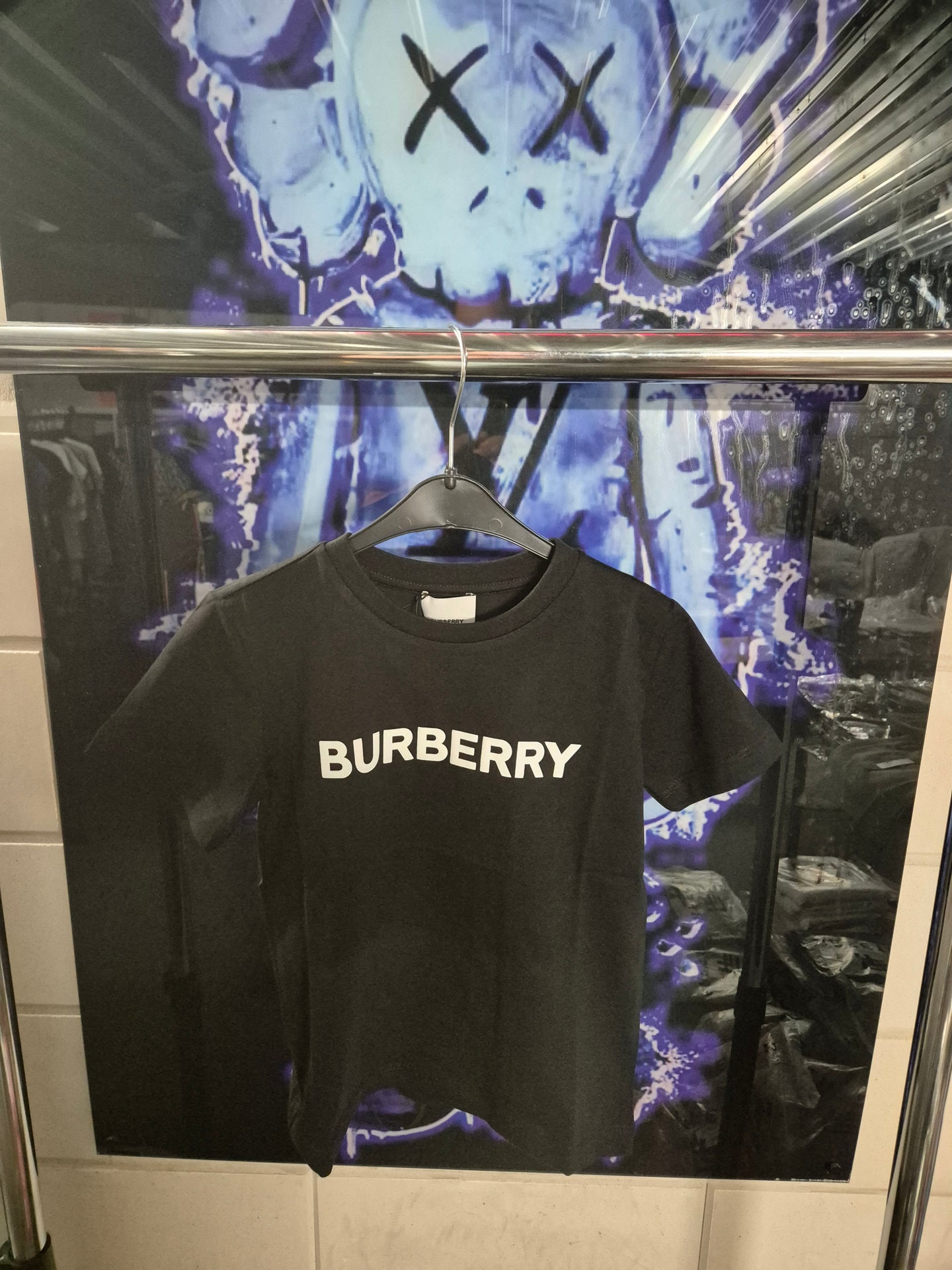 KIDS T-SHIRT B U R B E R R Y ZWART