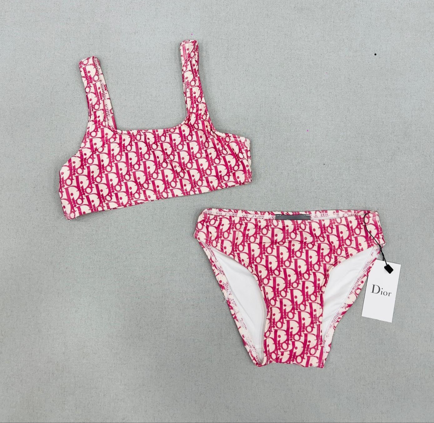 KIDS ZWEMBIKINI'S DIOR ROZE