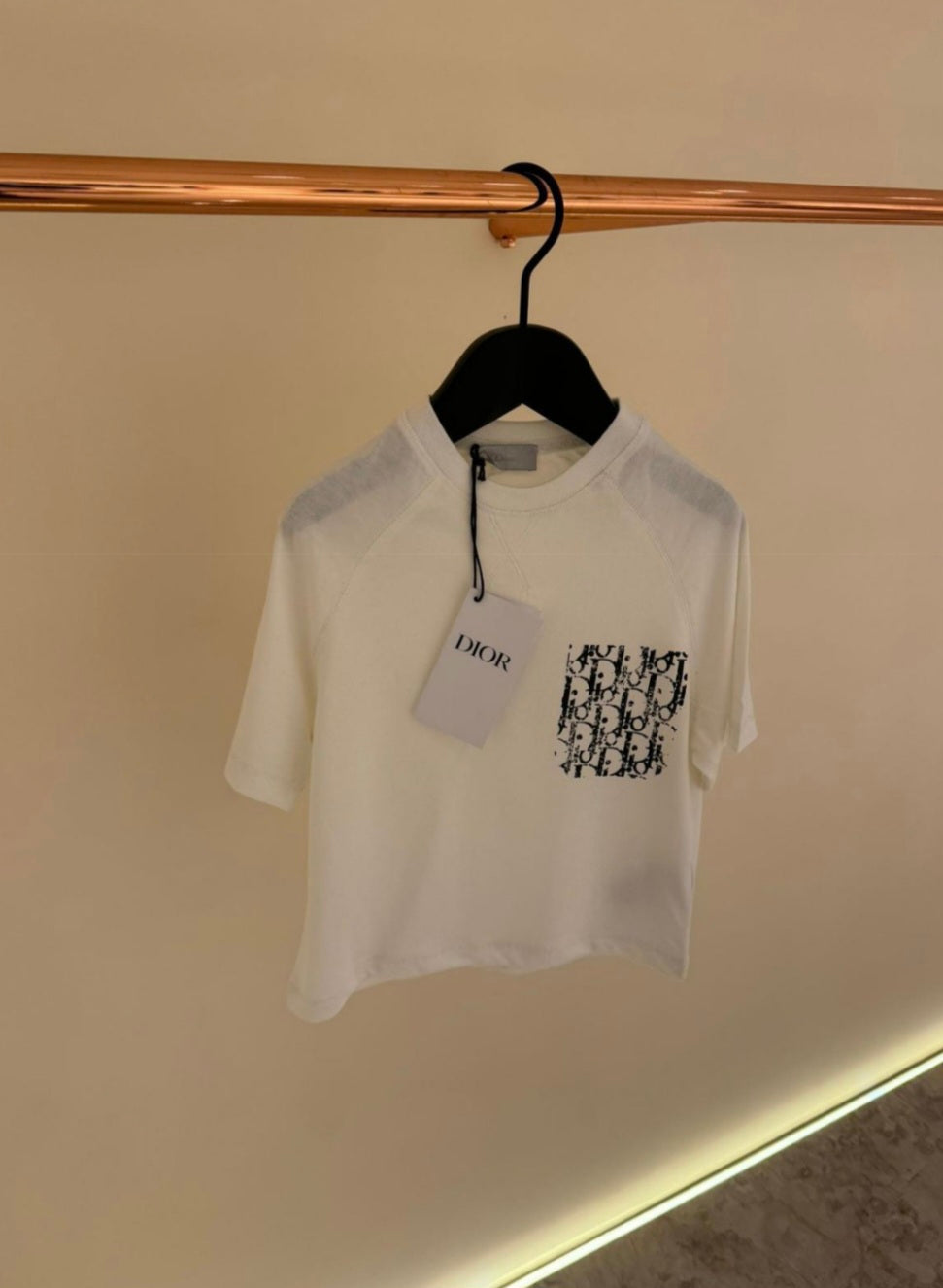 KIDS T-Shirt Wit Dior Borst