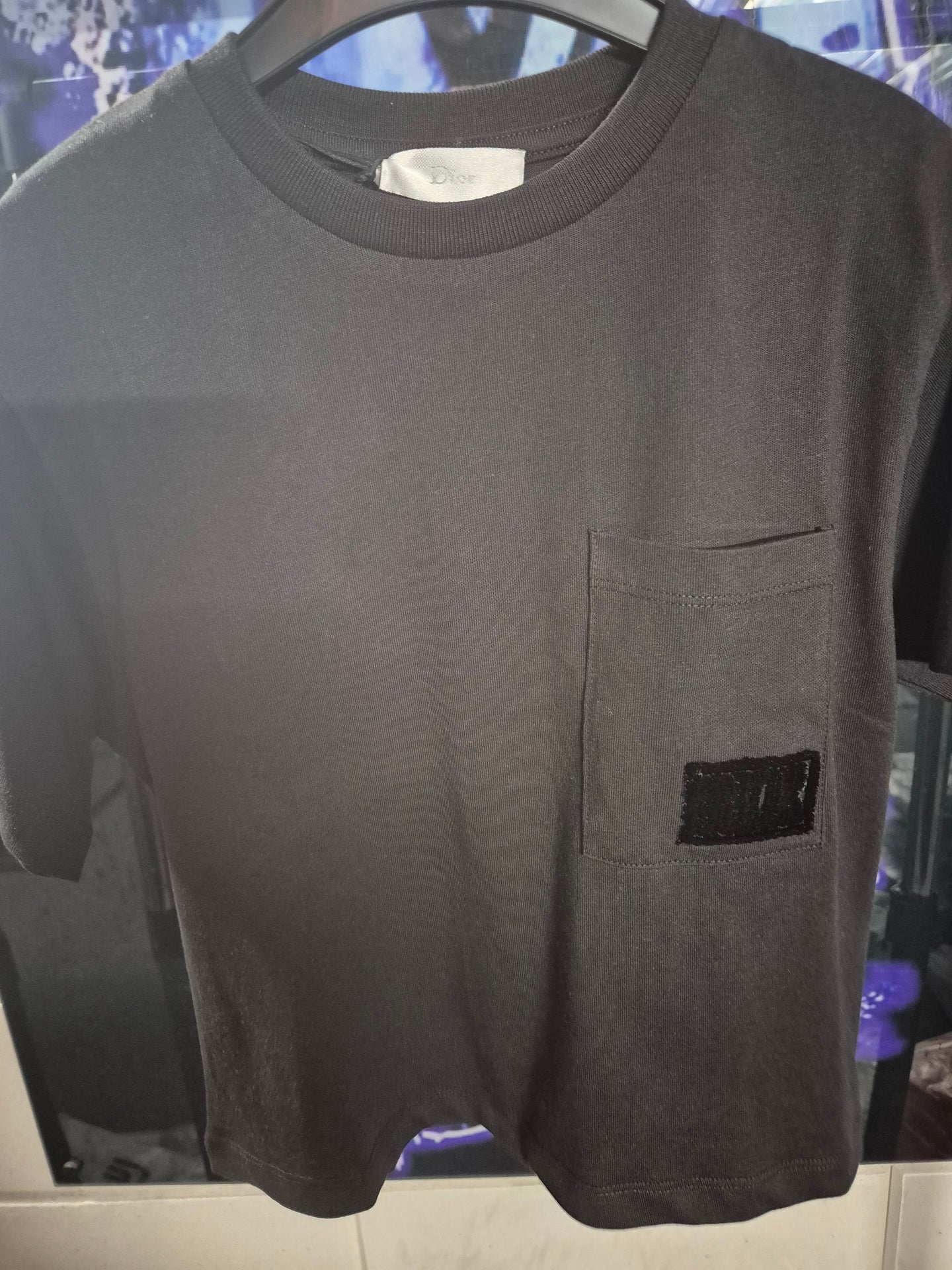 KIDS T-SHIRT DIOR+Zakje Zwart