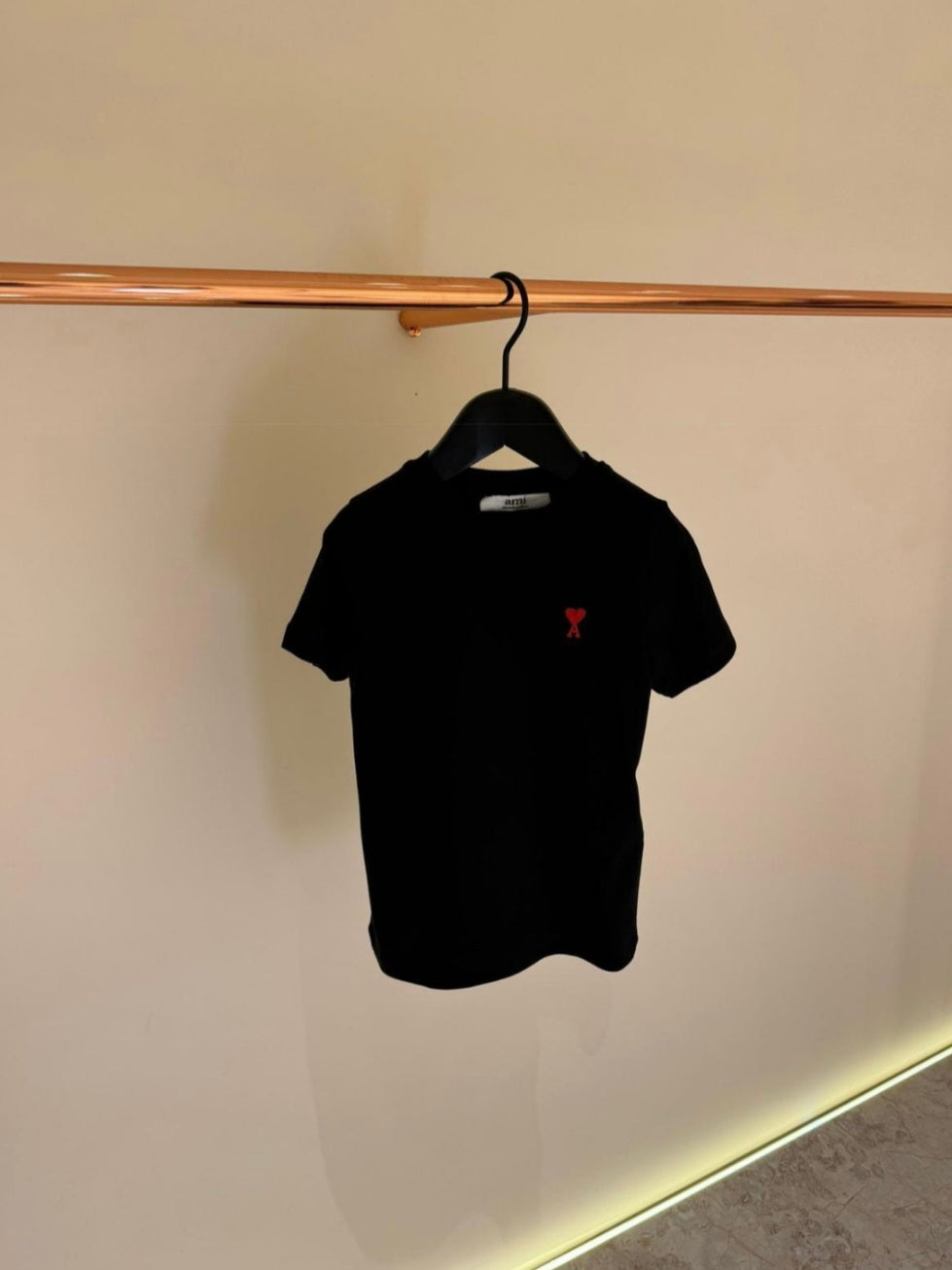 KIDS T-Shirt AMI PARIS Zwart