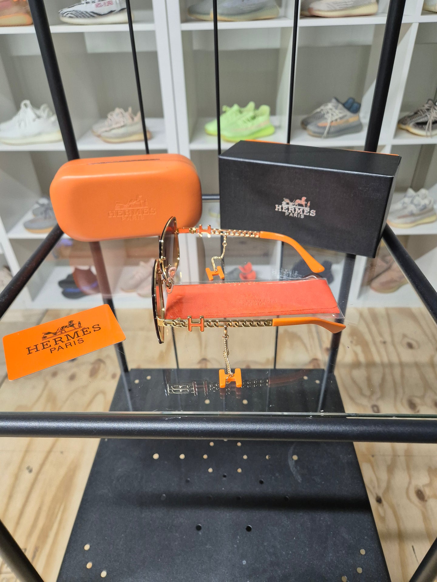 DAMES ZONNEBRILLEN HERMES ORANJE