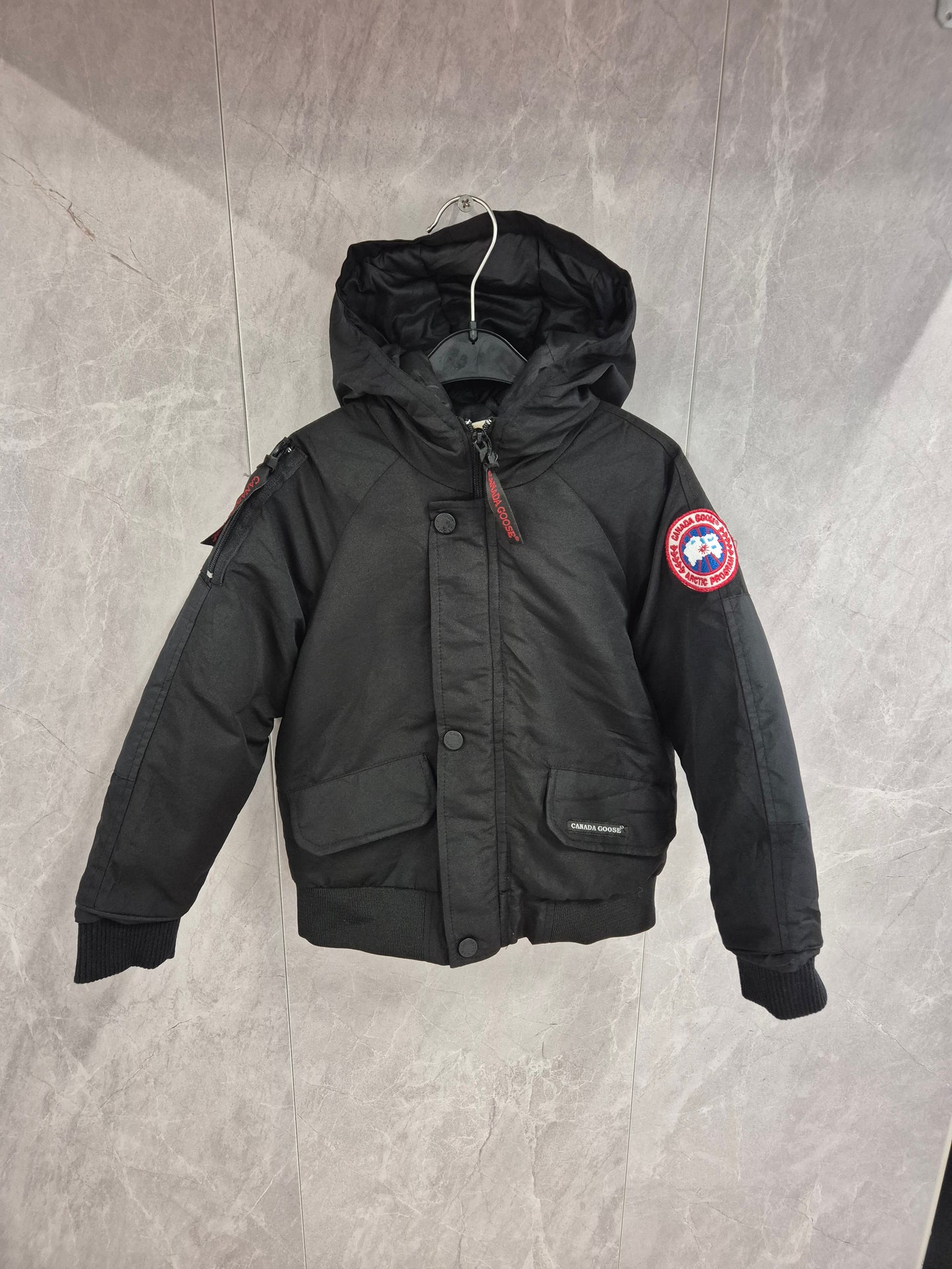 KIDS CANADA GOOSE Jas Chilliwack Zwart