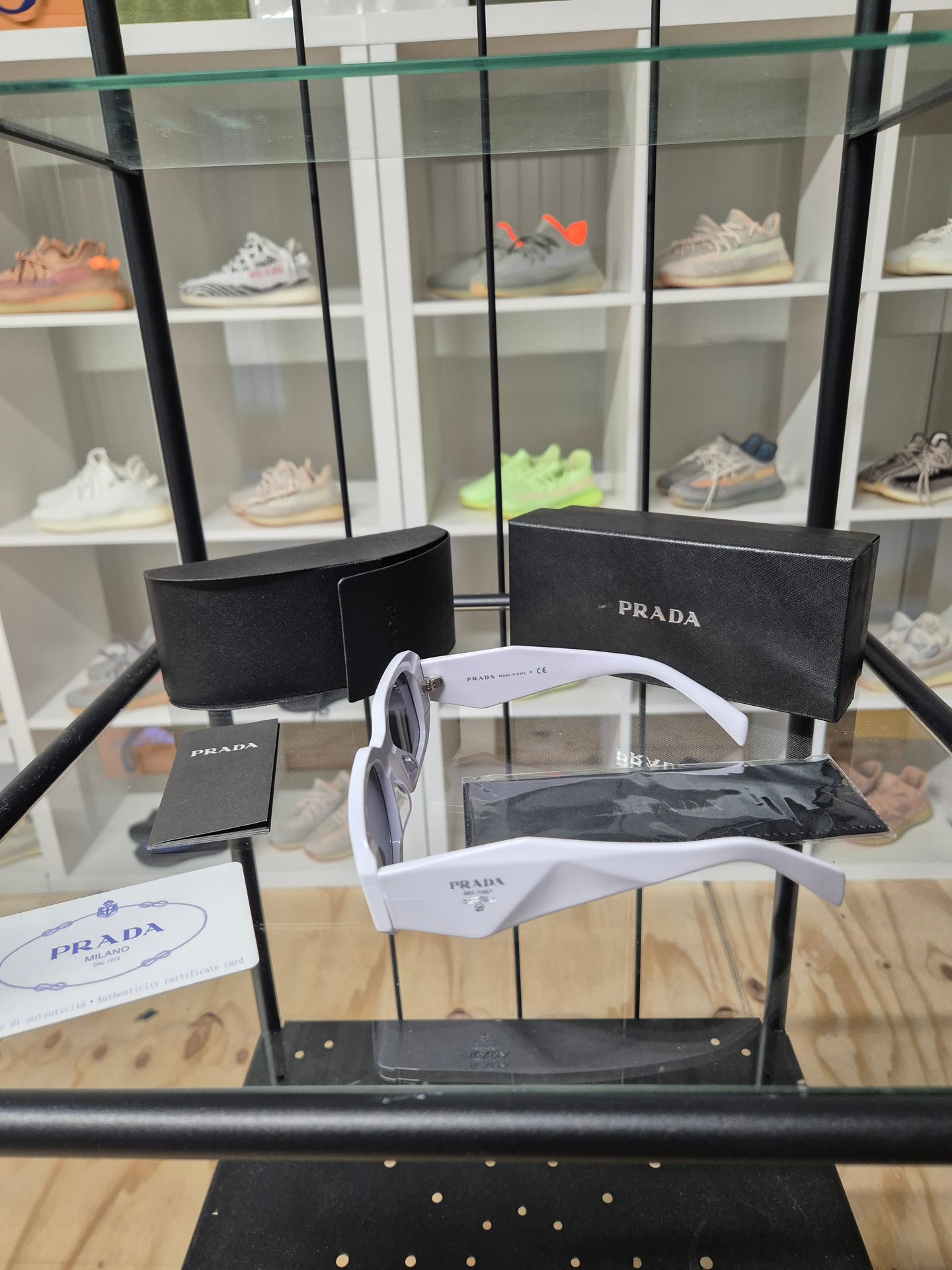 DAMES ZONNEBRILLEN PRADA WIT