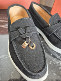 KIDS SCHOENEN LORO PIANA ZWART