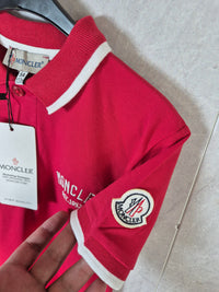 KIDS POLO MONCLER ROOD