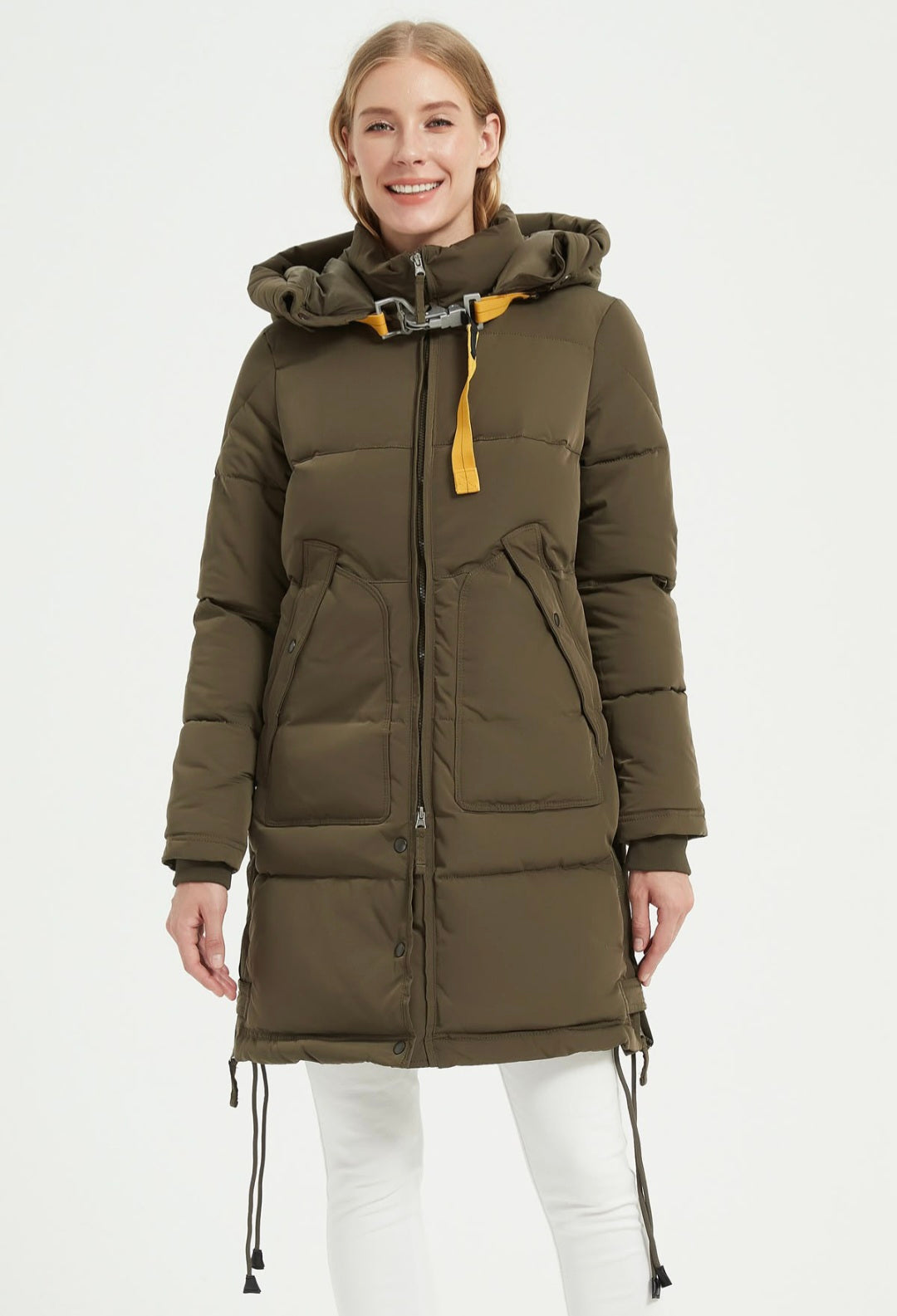 DAMES JASSEN PARAJUMPER LONGBEAR KHAKI