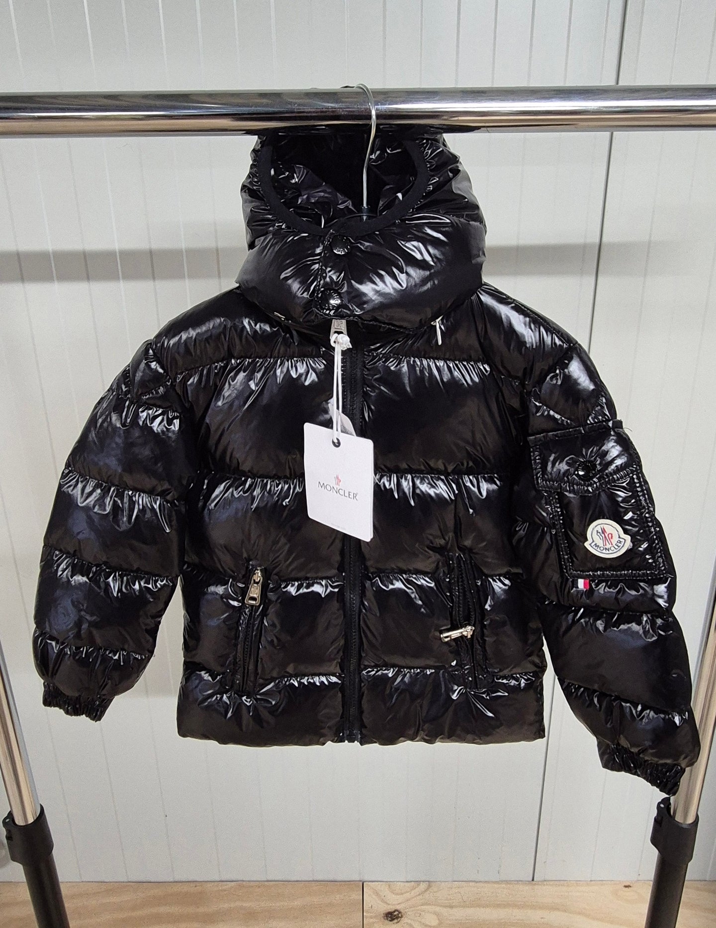 KIDS Moncler Maya Jassen Zwart