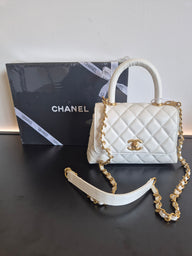 DAMES TASSEN MINI BAG CHANEL WIT