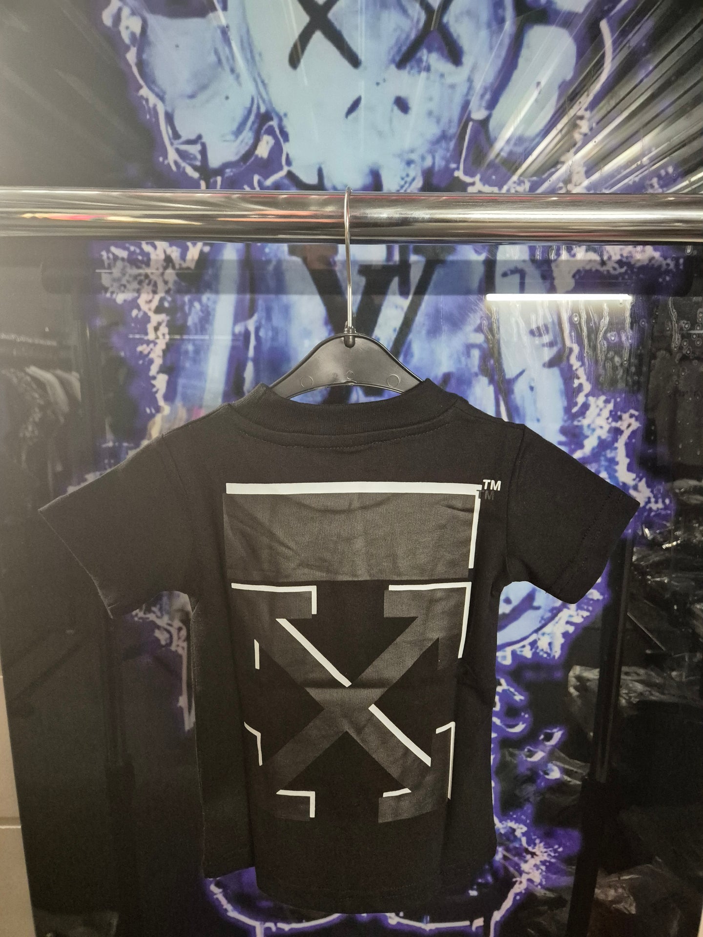 KIDS T-Shirt OFF-WHITE X Zwart