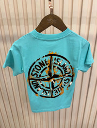 KIDS T-SHIRT STONE ISLAND  MINT