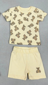 NEWBORN Set Burberry Klein Beertjes Beige