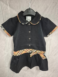 KIDS JURKJES BURBERRY ZWART