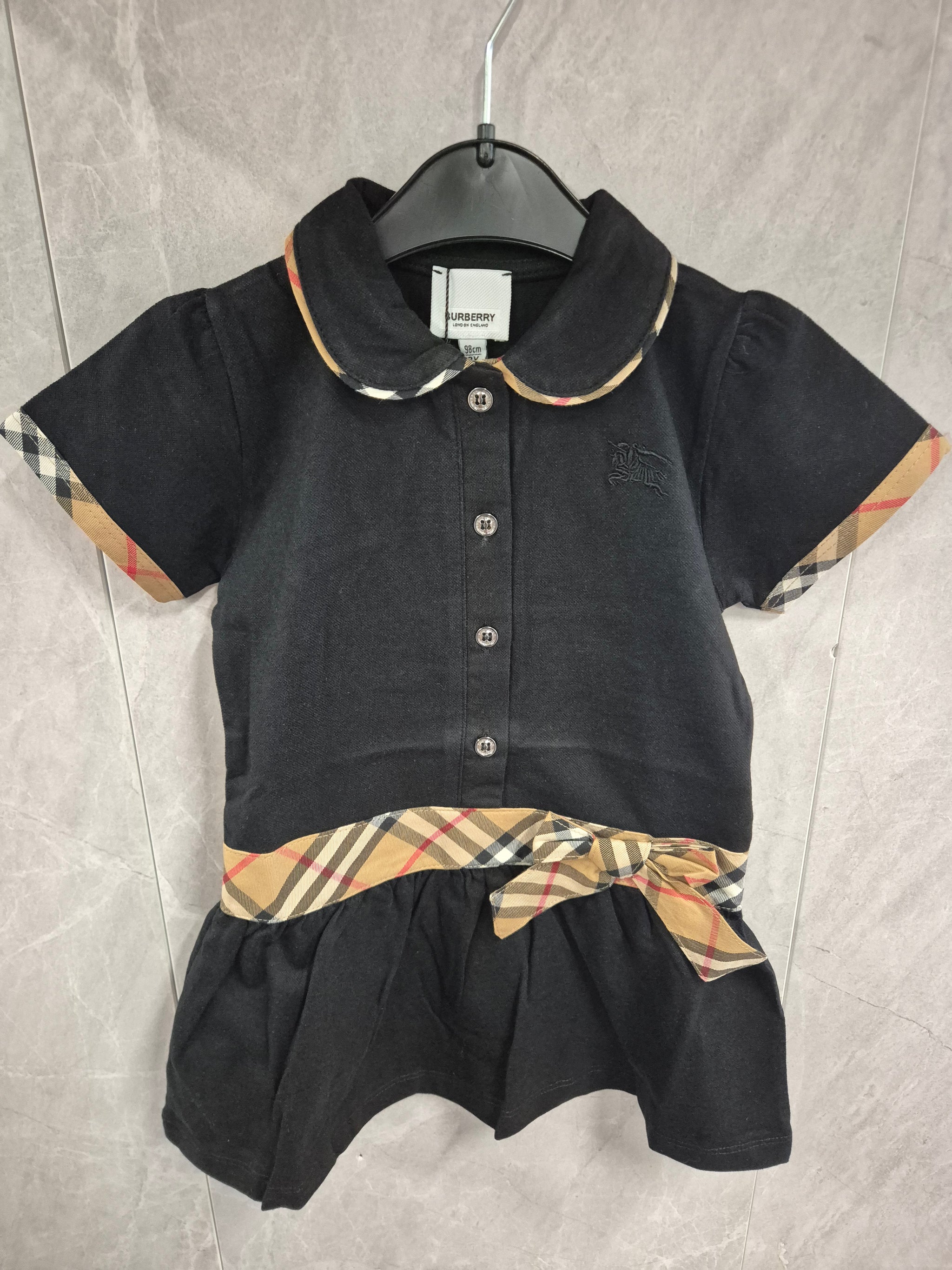 KIDS JURKJES BURBERRY ZWART