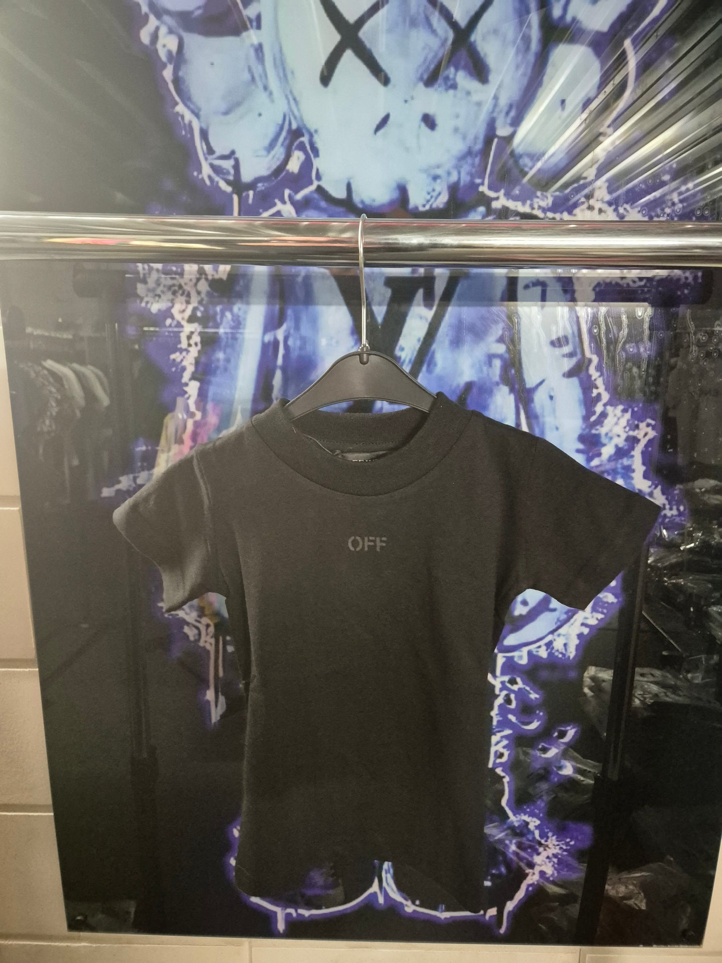 KIDS T-Shirt OFF-WHITE X Zwart