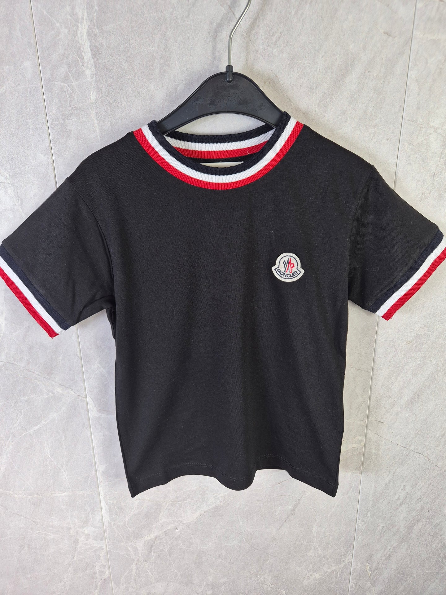 KIDS T-SHIRT MONCLER ZWART