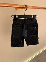 KIDS LV Jeans Short Zwart