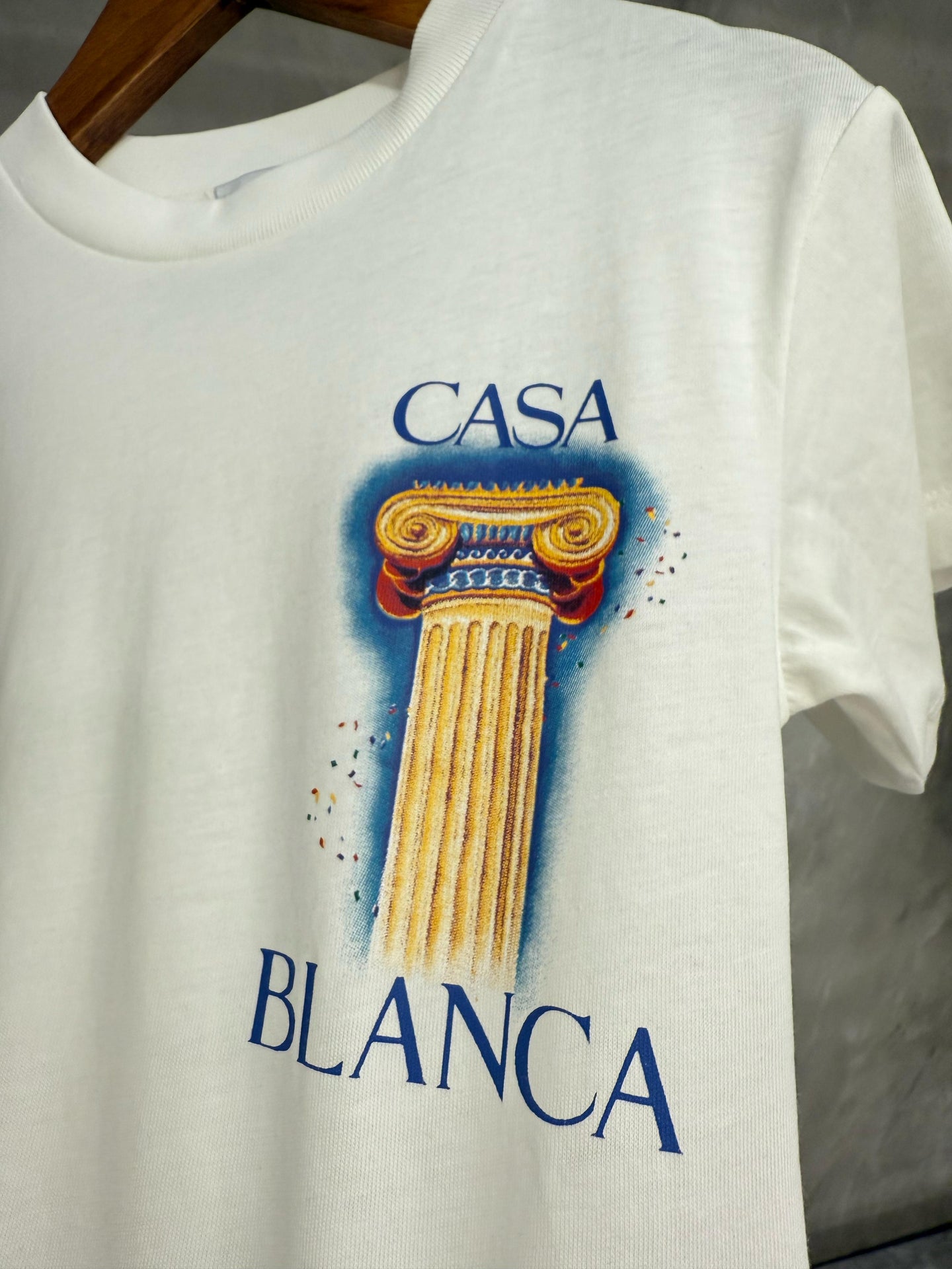KIDS T-SHIRT CASA BLANCA Wit Pilaar