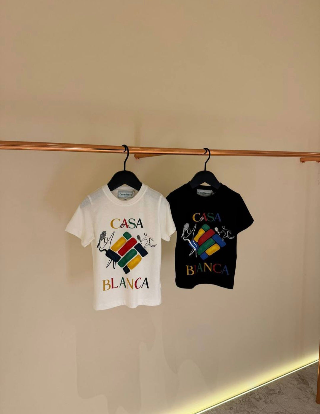 KIDS T-Shirt Casa Blanca Tennis Zwart