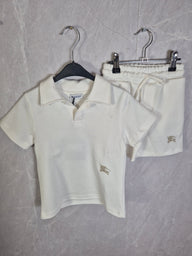 KIDS ZOMERSET BURBERRY KRAAG WIT