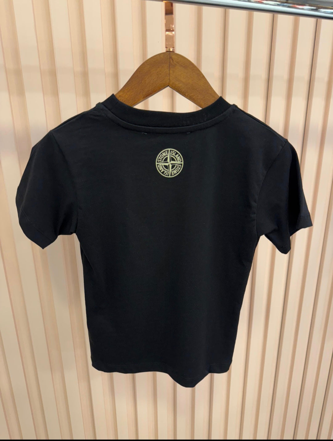 KIDS T-SHIRT S T O N E I S L A N D ZWART