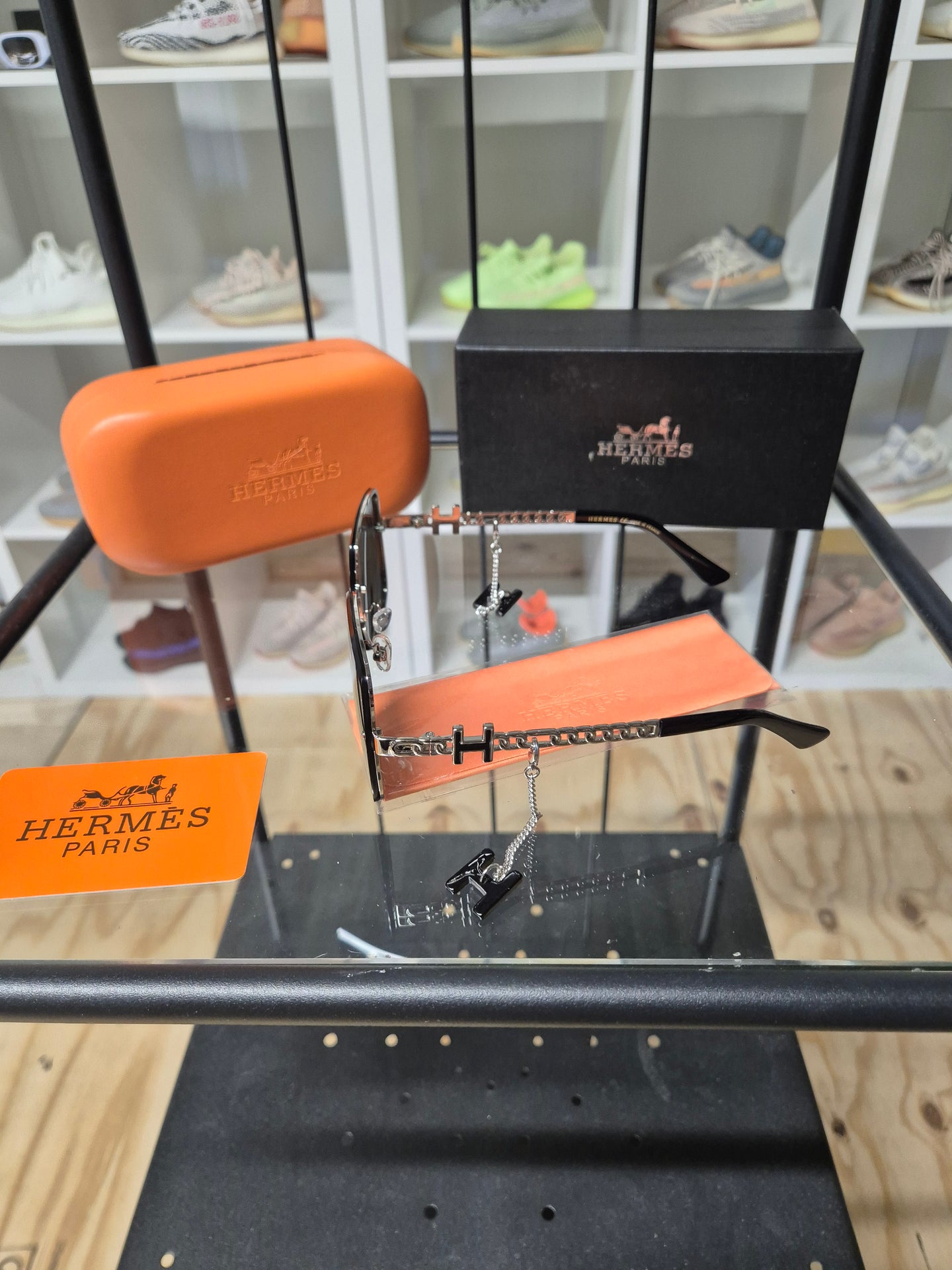 DAMES ZONNEBRILLEN HERMES ZWART