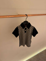 KIDS POLO GUCCI Dark Brown