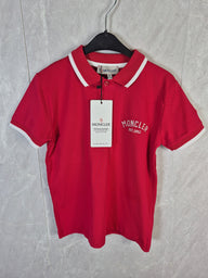 KIDS POLO MONCLER ROOD