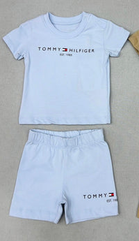 NEWBORN Set TommyHilfiger Licht Blauw