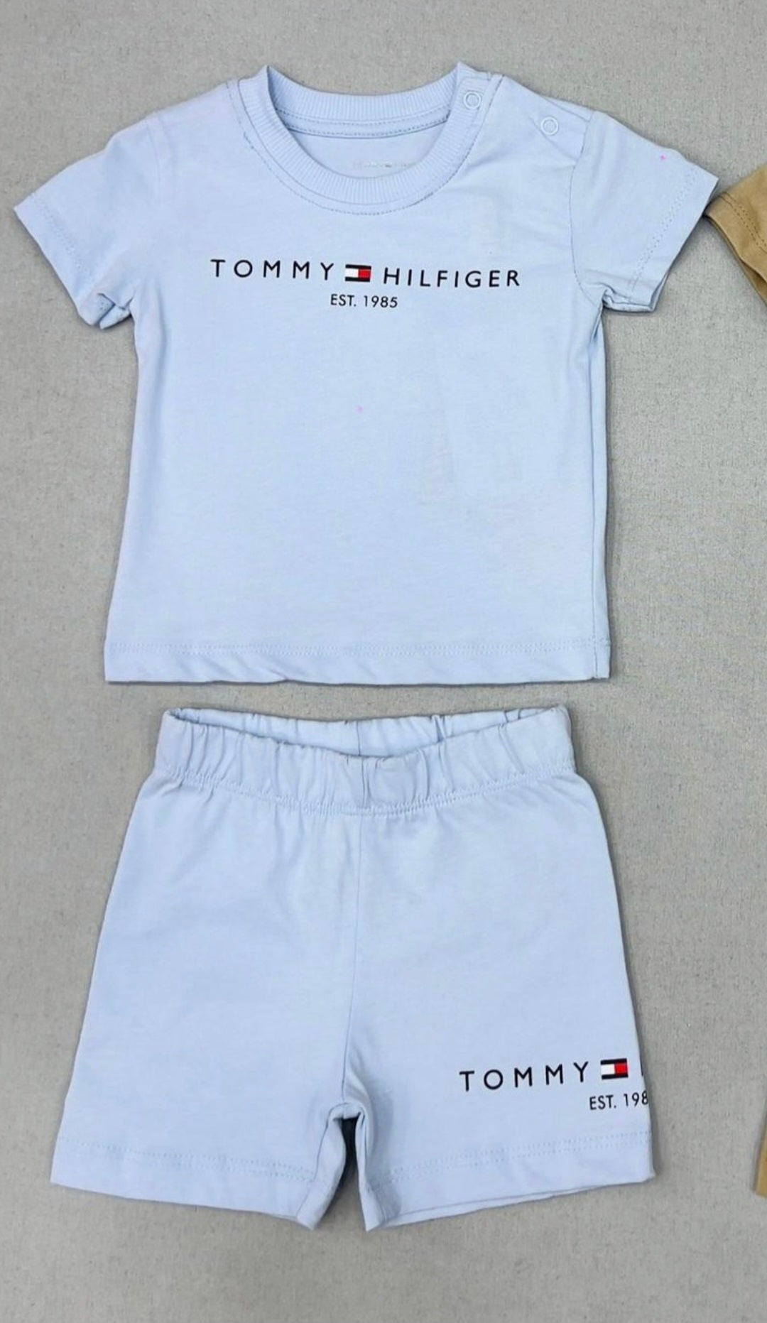 NEWBORN Set TommyHilfiger Licht Blauw