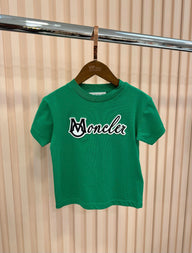 KIDS T-SHIRT MONCLER BORDUUR GROEN