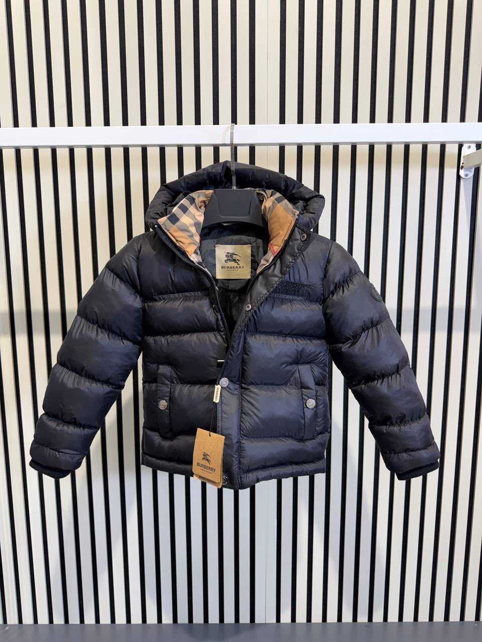 KIDS JASSEN BURBERRY ZWART