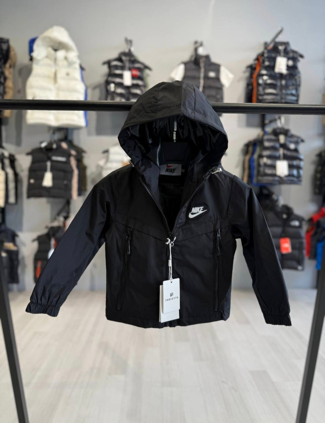 KIDS NIKE Zomer Jassen Zwart