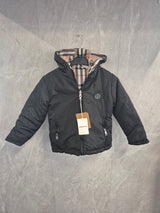 KIDS BURBERRY DUBBELZEIDIG! Jassen zwart+monogram