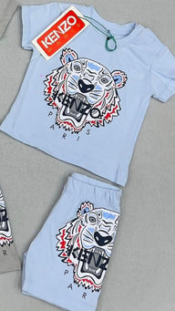 NEWBORN Set Kenzo Paris Licht Blauw