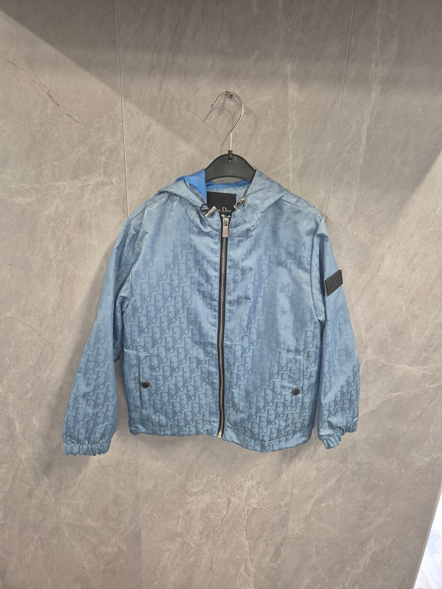 KIDS Dior Zomer Jassen Licht Blauw