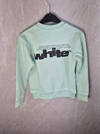 KIDS TRUI OFF-WHITE MINTGROEN