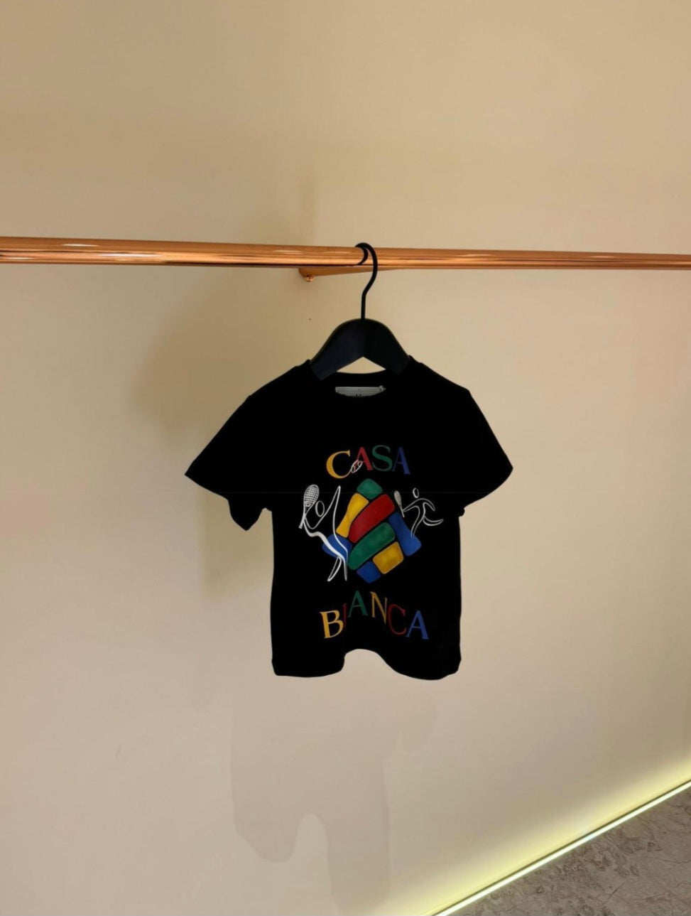 KIDS T-Shirt Casa Blanca Tennis Zwart