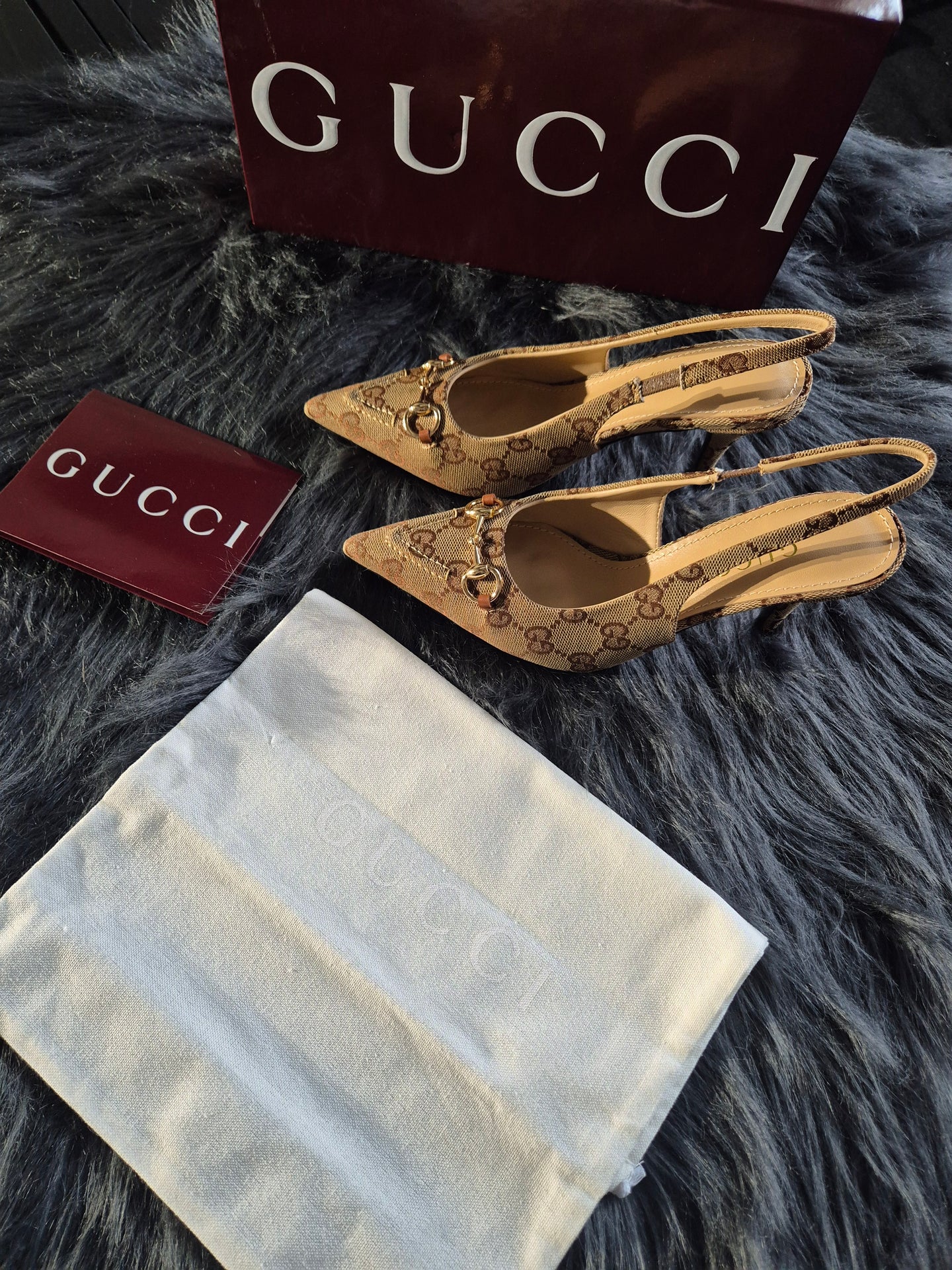 DAMES SCHOENEN Gucci Women's Slingback Pump With Horsebit
